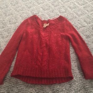 Red sweater